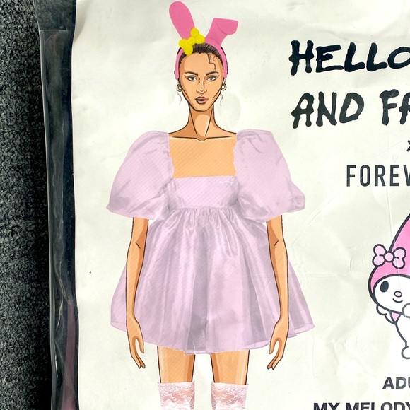 Hello Kitty & Friends Adult My Melody Costume - Size Small/Medium - NWT - Picture 4 of 4
